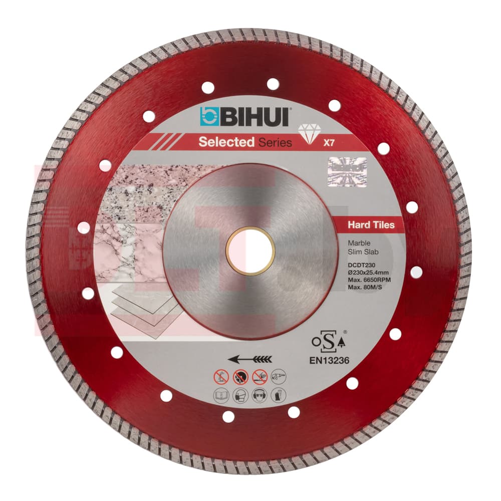 Алмазный диск BIHUI B-TURBO, 230х2,0мм, арт.DCDT230 - фото 3