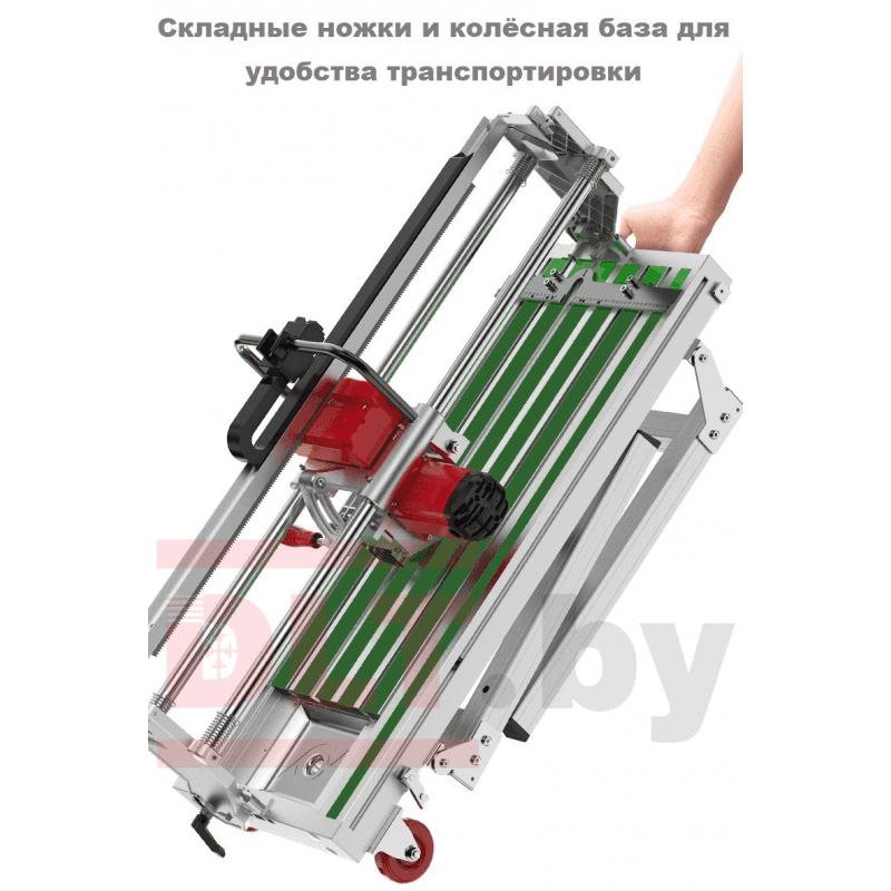 Плиткорез электрический DLT OptiTronic Auto (версия PRO) рез до 1200мм, с АВТОМАТИКОЙ, арт.1838 - фото 10