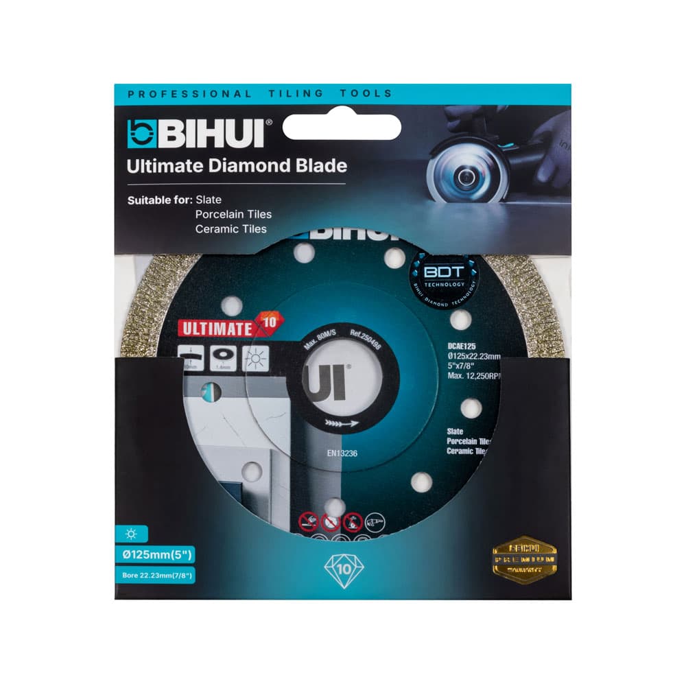 Алмазный диск BIHUI Ultimate (вакуумная пайка) 125х1,4мм, арт.DCAE125 - фото 4