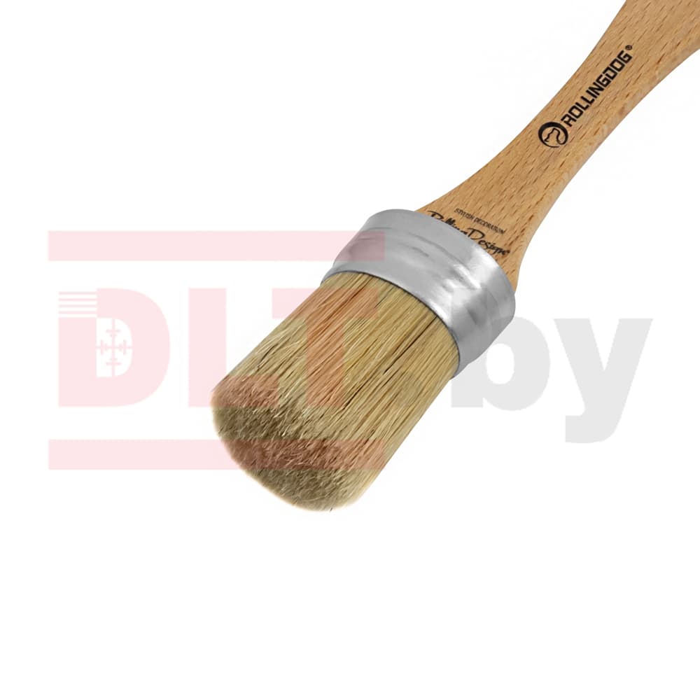 Кисть Rollingdog Design 35мм, овальная, смешанная щетина, серия Professional, арт.10685 - фото 2