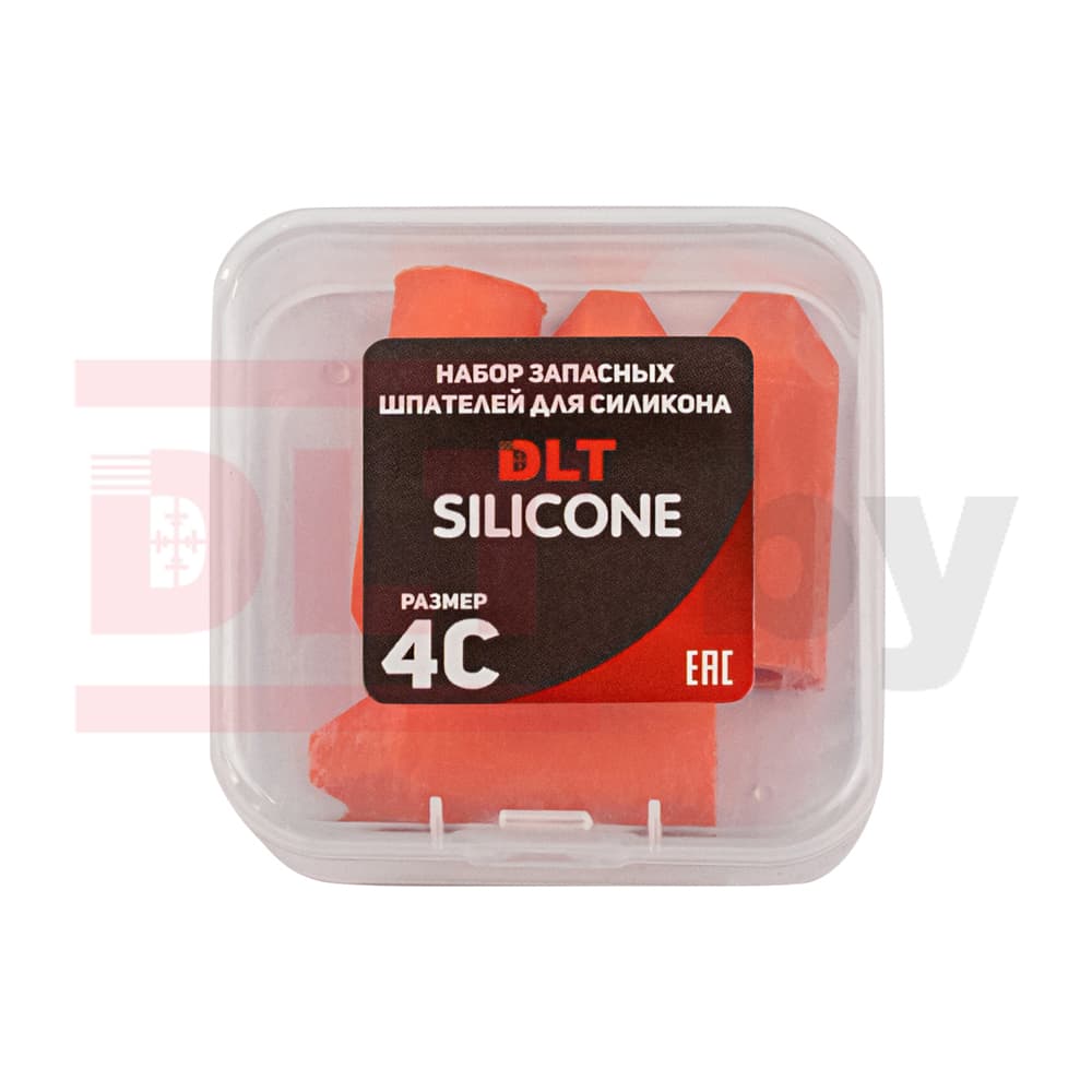 Набор запасных шпателей для DLT Silicone, (размер 4С) ОРАНЖЕВЫЕ, арт.1584 - фото 3