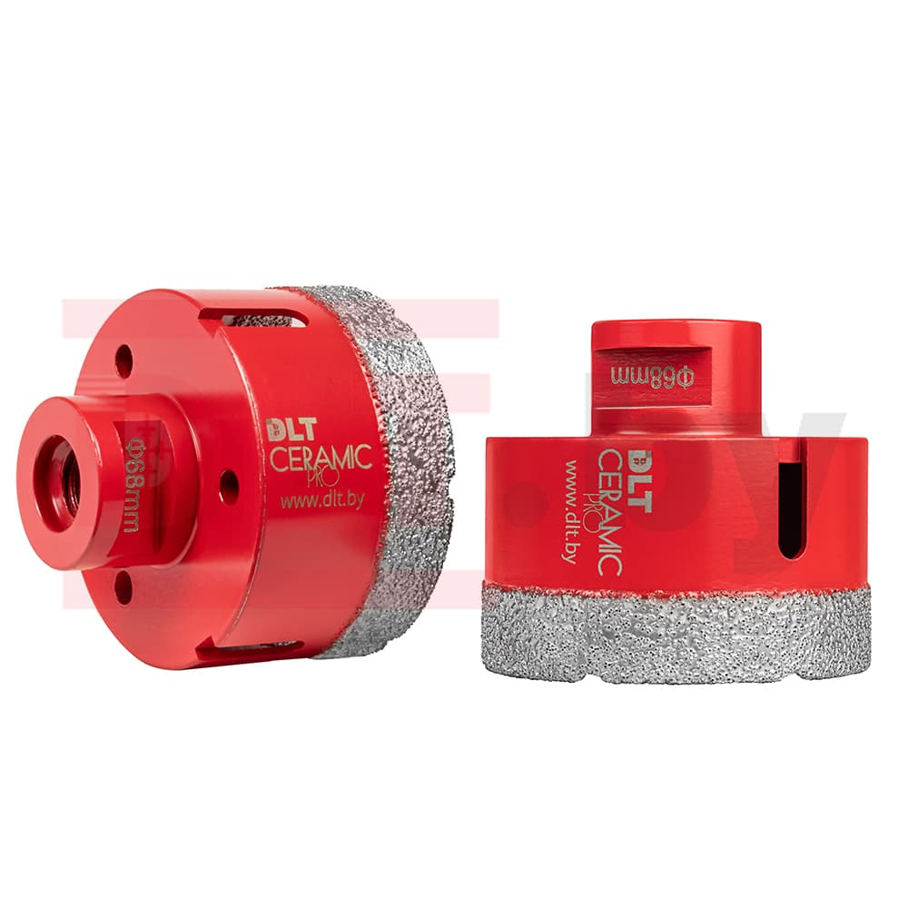 Алмазная коронка по керамограниту DLT CERAMIC PRO,68мм, арт.0502
