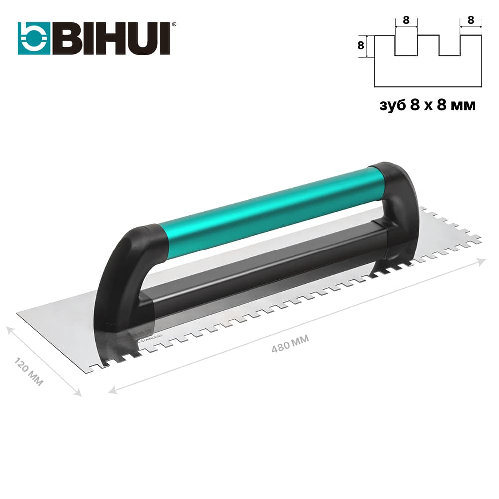 Гребенка BIHUI 480*120мм, зуб 8мм, арт.PTSM08
