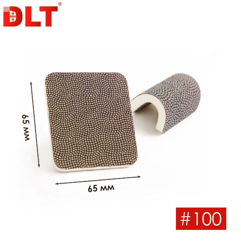 Притир алмазный (шлифовальный брусок) DLT № 2, #100, гибкий, арт.5094