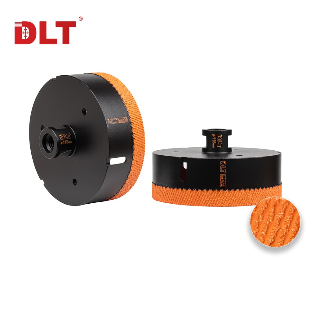 Коронка алмазная для керамогранита и камня DLT MAX, 115мм, арт. 3835