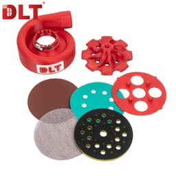 Кожух для УШМ (болгарки) DLT Y125BL, пылеотвод-улитка, под наждачку, арт.5830
