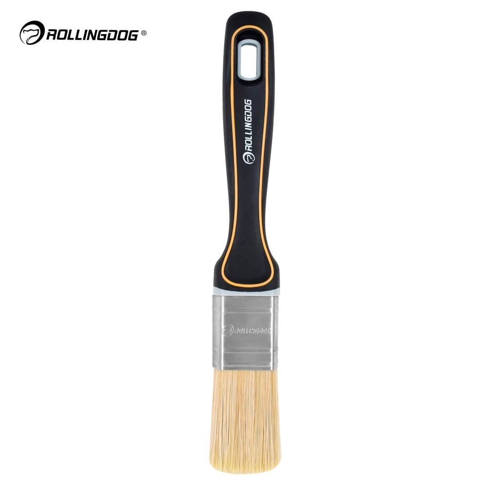 Кисть Rollingdog DUAL-PRO 35мм, прямой срез, синтетика, серия Elite, арт.10453