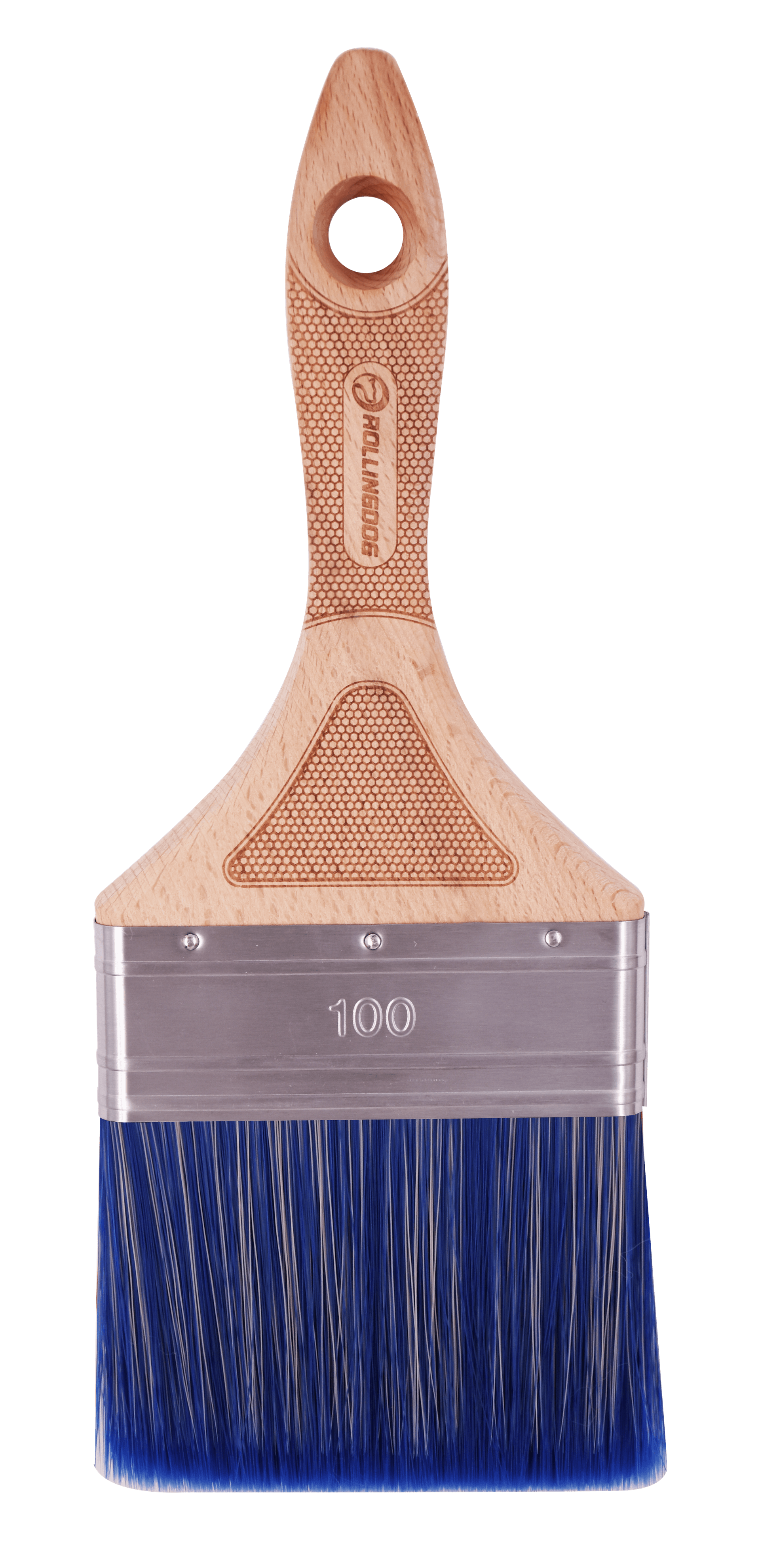 Кисть Rollingdog BP1000 100мм, прямой срез, синтетика, серия Elite, арт.10669 - фото 4