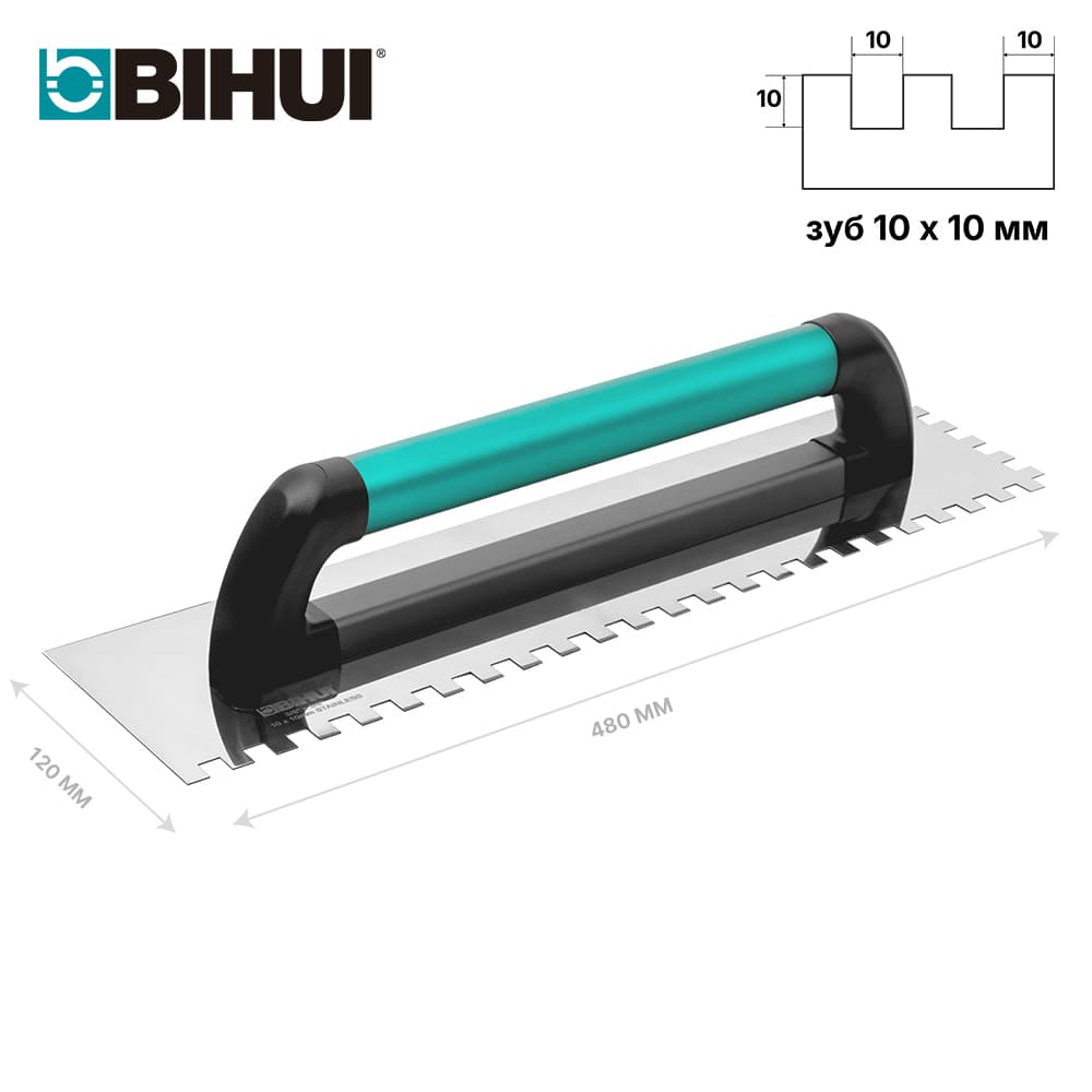 Гребенка BIHUI 480*120мм, зуб 10мм, арт.PTSM10