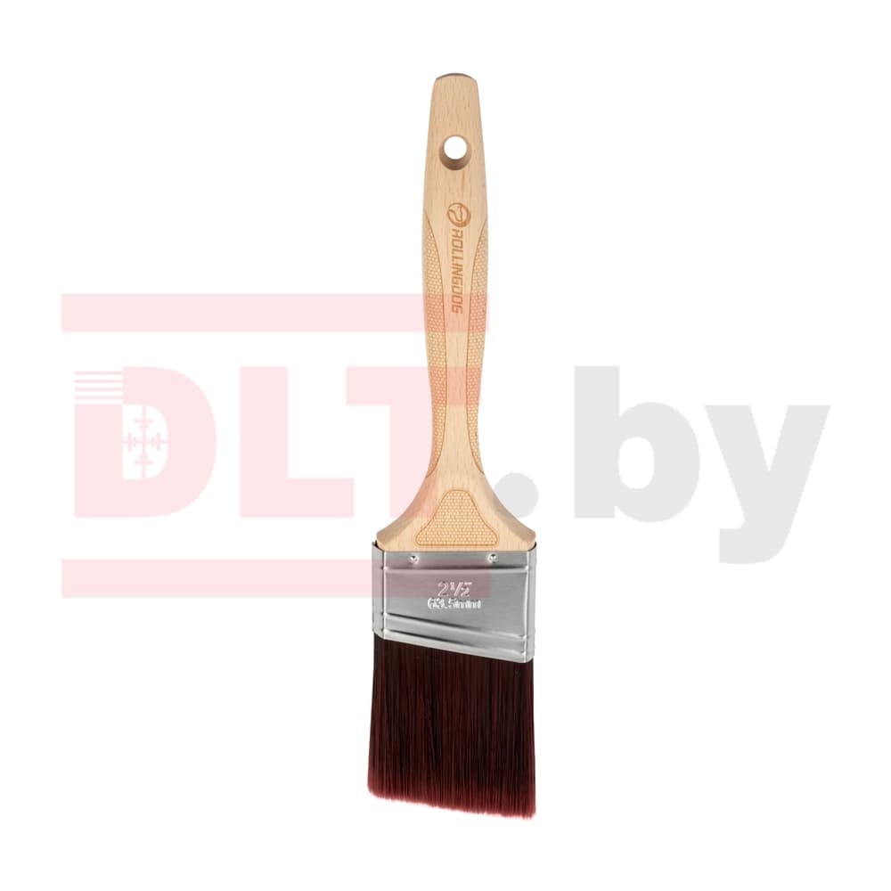 Кисть Rollingdog X1000 63мм, угловой срез, синтетика, серия Professional, арт.10272 - фото 2