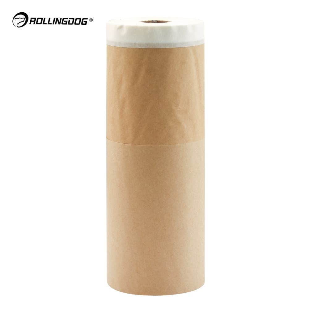 Укрывная бумага на малярной ленте Rollingdog ENVIRO-GUARD 42 г/м², 30см х 25м, арт.81418 - фото 4