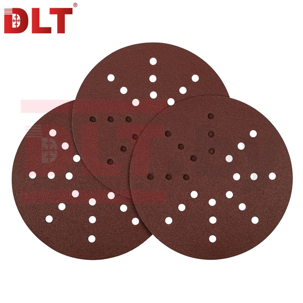 Круг шлифовальный DLT GrandFlex RED, P80, 225мм, 10шт, (на бумаге, оксид алюминия), арт.4506
