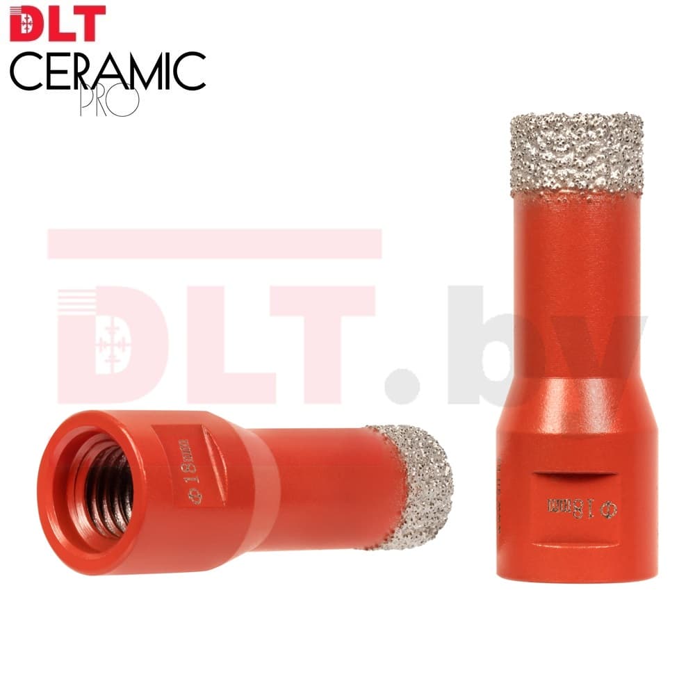 Алмазная коронка по керамограниту DLT CERAMIC PRO,18мм, арт.0846