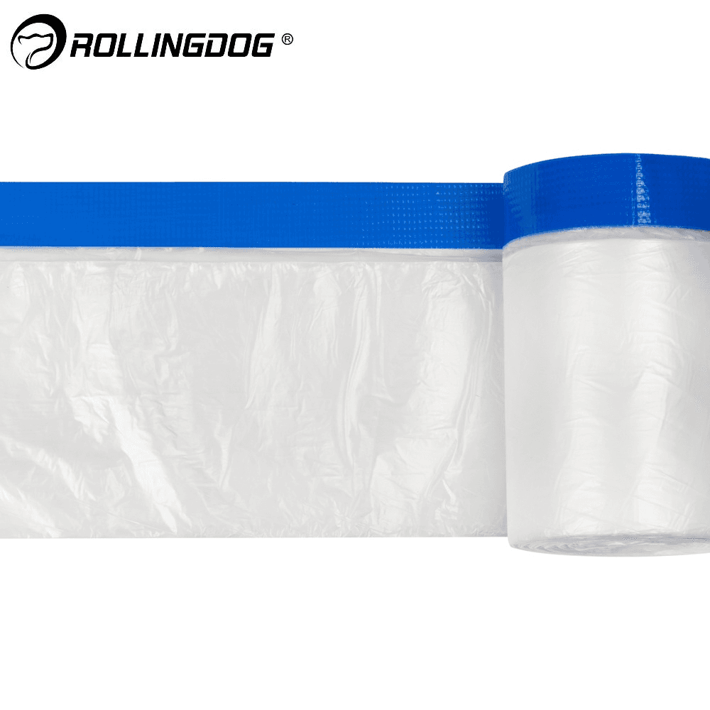 Укрывное полотно на малярной ленте Rollingdog STUCCO TAPE 110см*15м, арт.81537 - фото 2