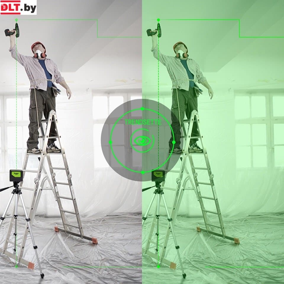Очки DLT Laser Glasses GREEN для лазерного нивелира, арт.0132 - фото 7