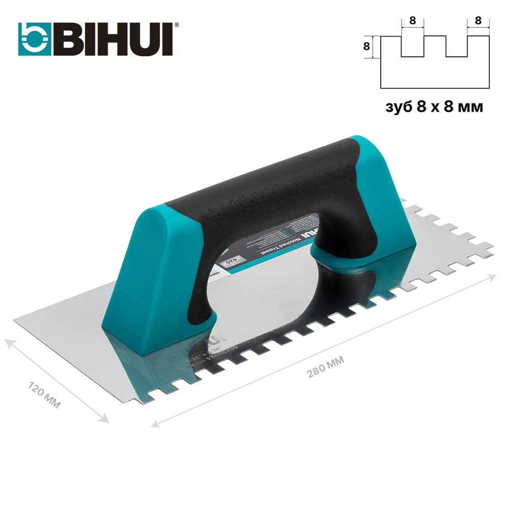 Гребенка BIHUI 280*120мм, зуб 8мм, арт.PTSD08