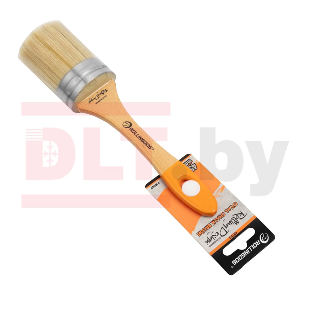 Кисть Rollingdog Design 45мм, овальная, смешанная щетина, серия Professional, арт.10687 - фото 3