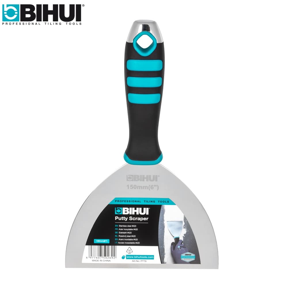 Шпатель малярный BIHUI 6&amp;quot; (150мм) из нержавеющей стали, арт.PTT6