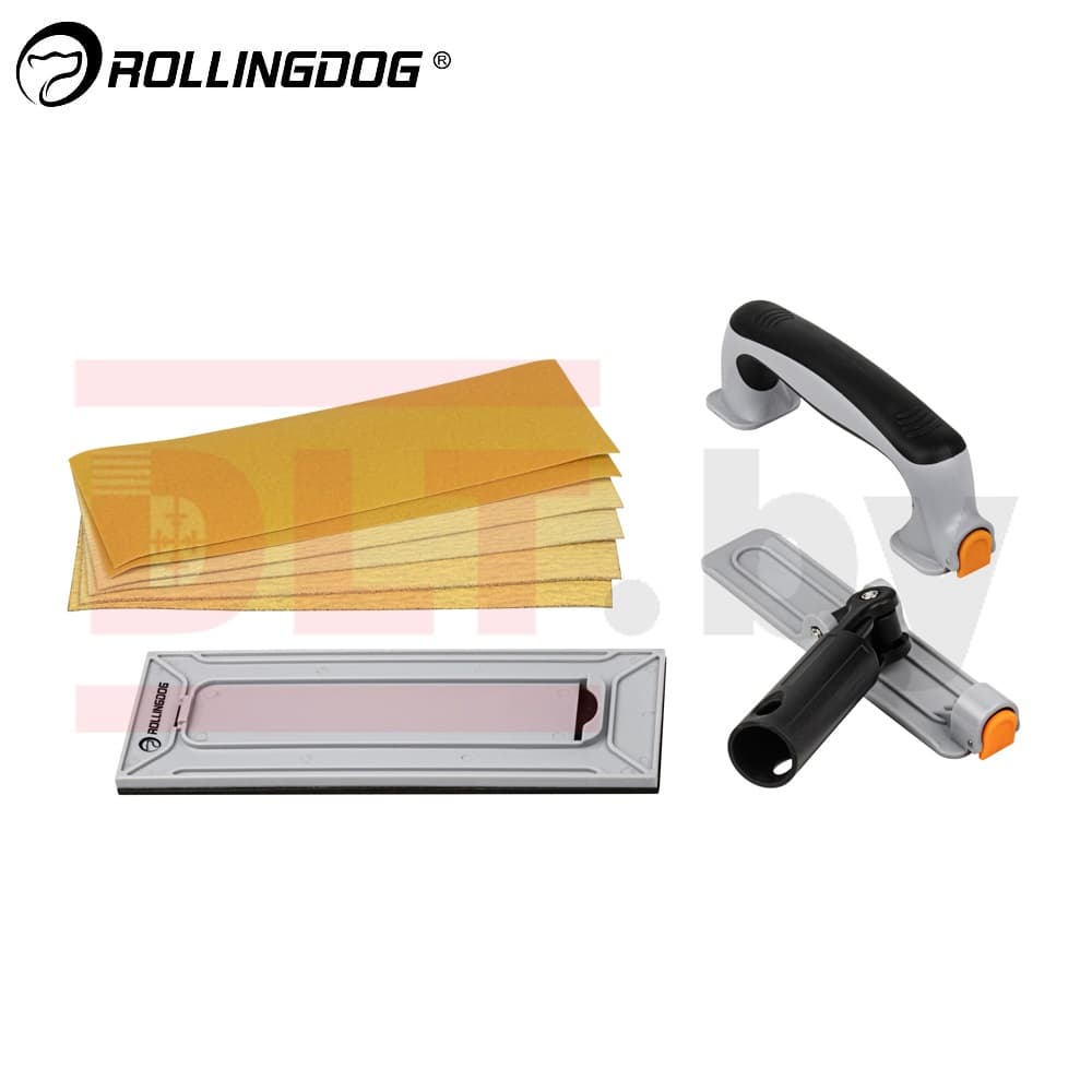 Набор для ручной шлифовки Rollingdog SURFEX №3 (16 предметов), соединение защелка/конус, серия Elite, арт.90158 - фото 4