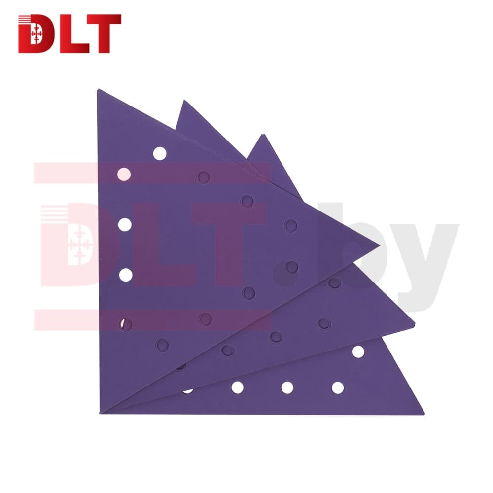 Треугольник шлифовальный DLT GrandFlex PURO-CERAMIC, P220, 285мм, 10шт, (на бумаге, керамика точной формы), арт.3455