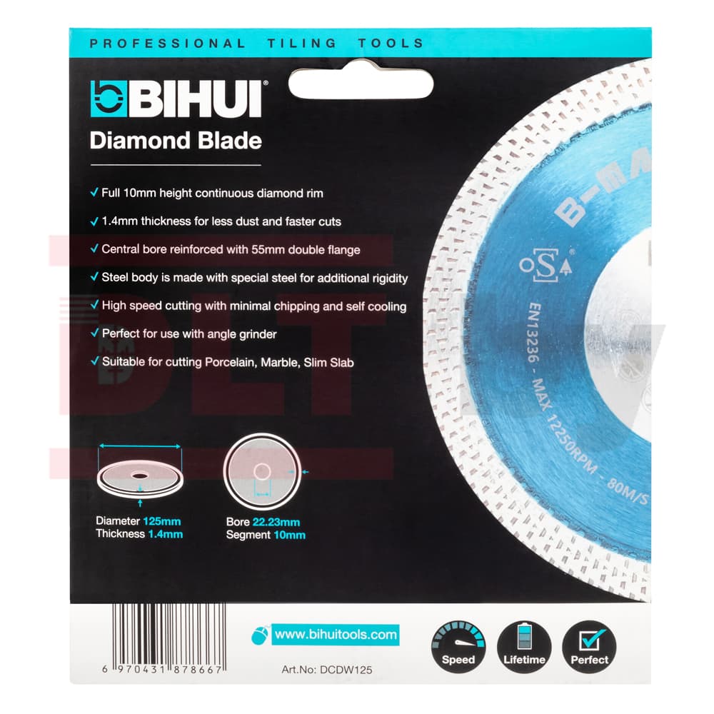 Алмазный диск BIHUI B-MAGIC,125х1,4мм, арт.DCDW125 - фото 7