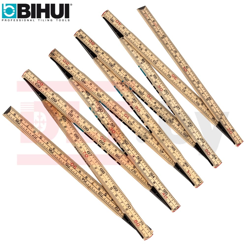 Складной деревянный метр BIHUI 1 м, арт.TFR10