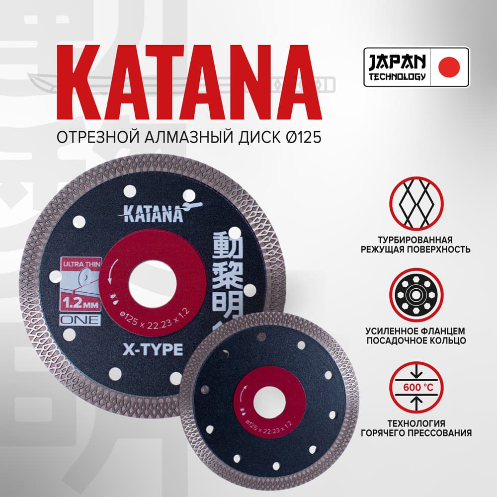 Алмазный диск KATANA X-Type 125мм, арт.1726 - фото 9