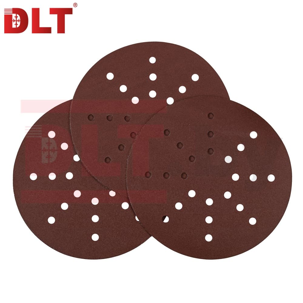 Круг шлифовальный DLT GrandFlex RED, P120, 225мм, 10шт, (на бумаге, оксид алюминия), арт.4508