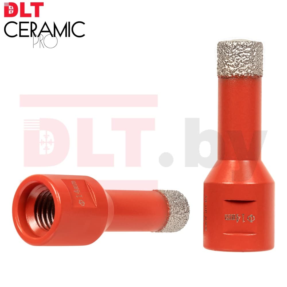 Алмазная коронка по керамограниту DLT CERAMIC PRO,14мм, арт.0843