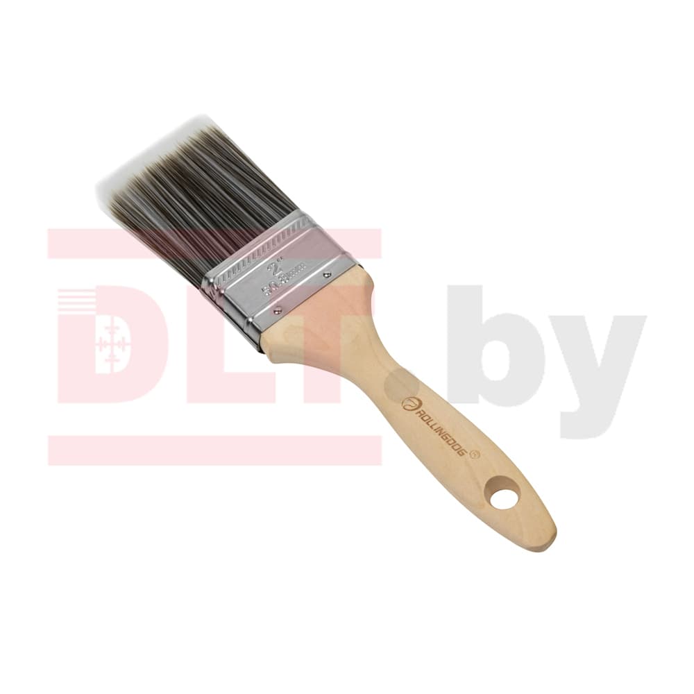 Кисть Rollingdog W1000 50мм, прямой срез, синтетика, серия Professional, арт.10190 - фото 2