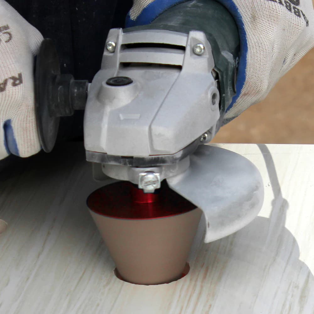 Алмазная конусная фреза DLT CERAMIC CONE PRO, 20-48мм, арт.0513 - фото 5