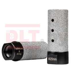 Фреза алмазная DLT&amp;amp;9plitok, пальчиковая, ПРЕМИУМ класса, 25мм, арт.0850