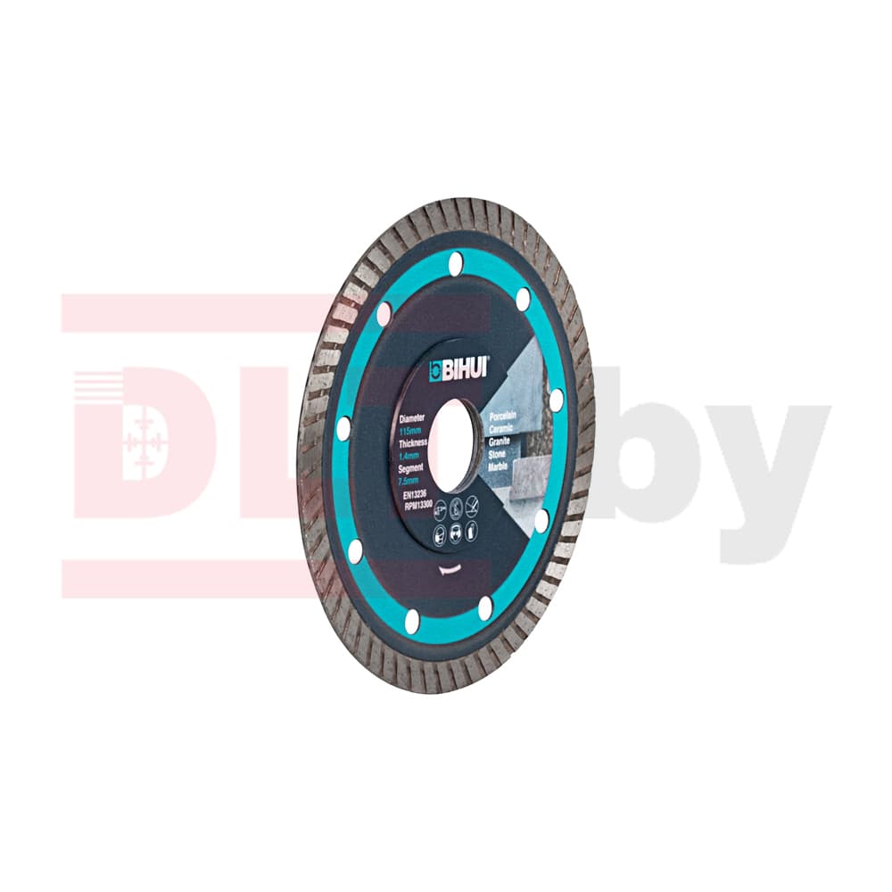 Алмазный диск BIHUI THIN TURBO, 115х1,4мм, арт.DCBT115 - фото 3