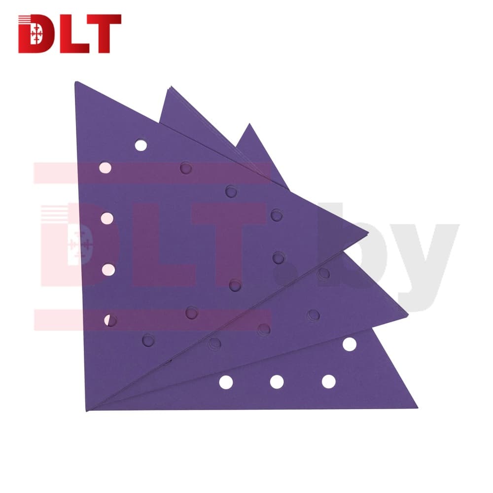 Треугольник шлифовальный DLT GrandFlex PURO-CERAMIC, P150, 285мм, 10шт, (на бумаге, керамика точной формы), арт.3453
