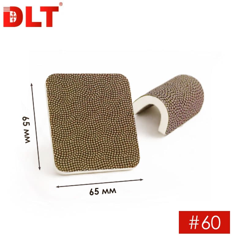 Притир алмазный (шлифовальный брусок) DLT № 2, #60, гибкий, арт.5093