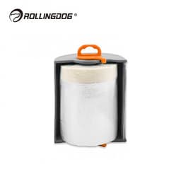 Укрывное полотно на малярной ленте с диспенсером Rollingdog 8мкм, 55см*30м, арт.80048