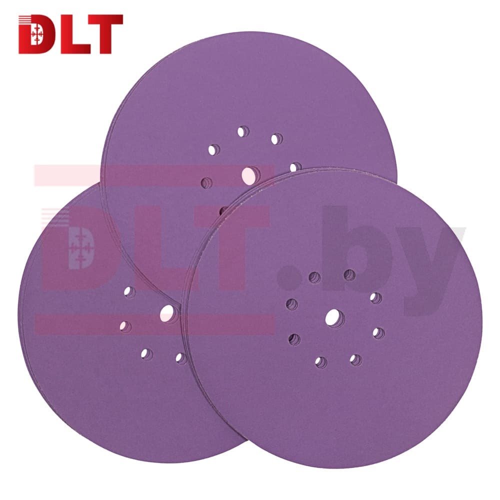 Круг шлифовальный DLT GrandFlex PURO-CERAMIC, P220, 225мм, 10шт, (на бумаге, керамика точной формы), арт.3450