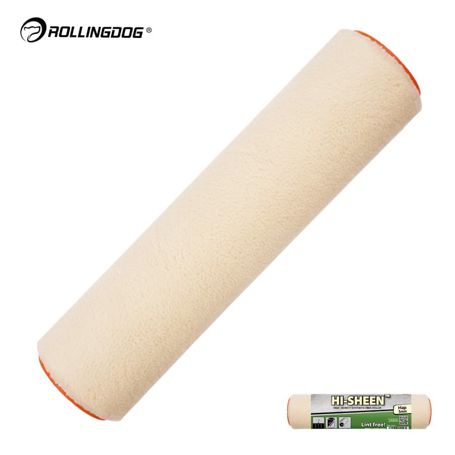 Валик Rollingdog HI-SHEEN 230мм, ворс 5мм, для бюгеля 8мм, велюр, арт.00127 - фото 4