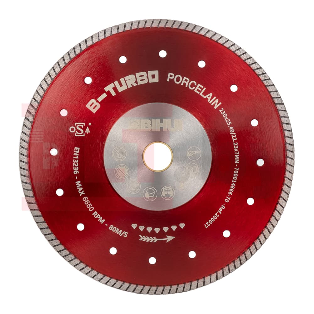 Алмазный диск BIHUI B-TURBO, 230х2,0мм, арт.DCDT230 - фото 4