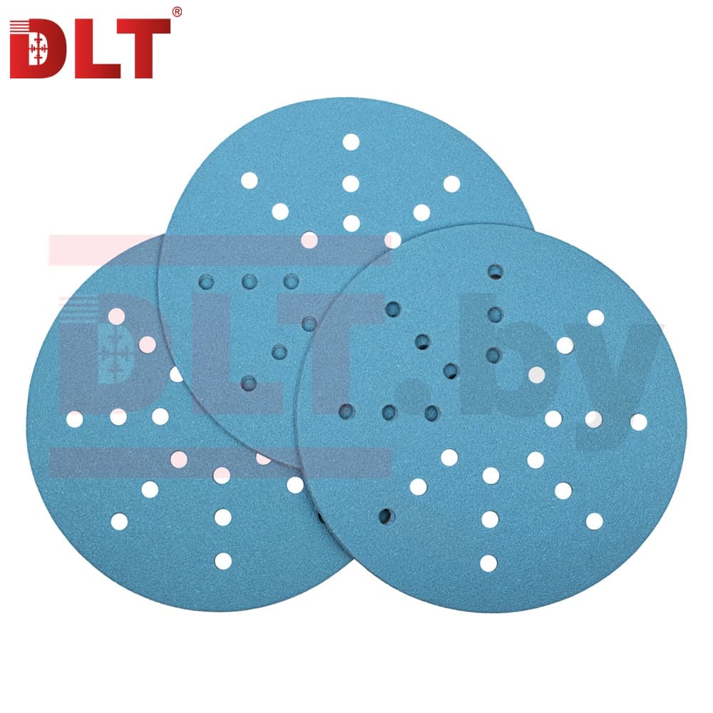 Круг шлифовальный DLT GrandFlex BLUE-CERAMIC, P80, 225мм, 10шт, (на бумаге, керамика и оксид алюминия), арт.2999