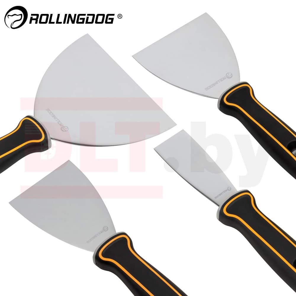 Набор шпателей Rollingdog Ultra-Flex 1,5/ 3/ 4/ 6&amp;quot; (38/76/101/150мм),  арт.50360