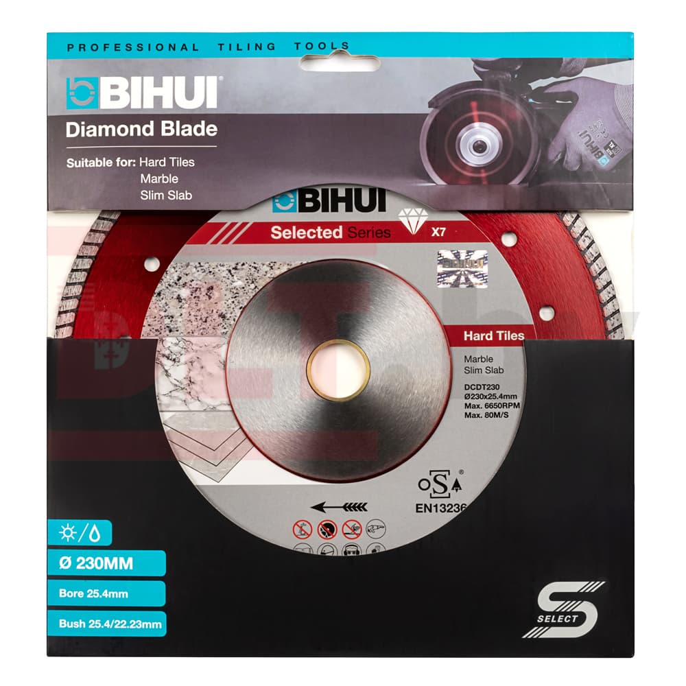 Алмазный диск BIHUI B-TURBO, 230х2,0мм, арт.DCDT230 - фото 5