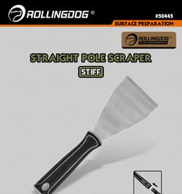 Шпатель-скребок Rollingdog 3&amp;quot; (75мм), изогнутый, защелка/конус, арт.50445 - фото 3