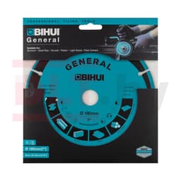 Алмазный диск BIHUI GENERAL 180х2х22,23мм, универсальный, арт.DSBM180 - фото 5