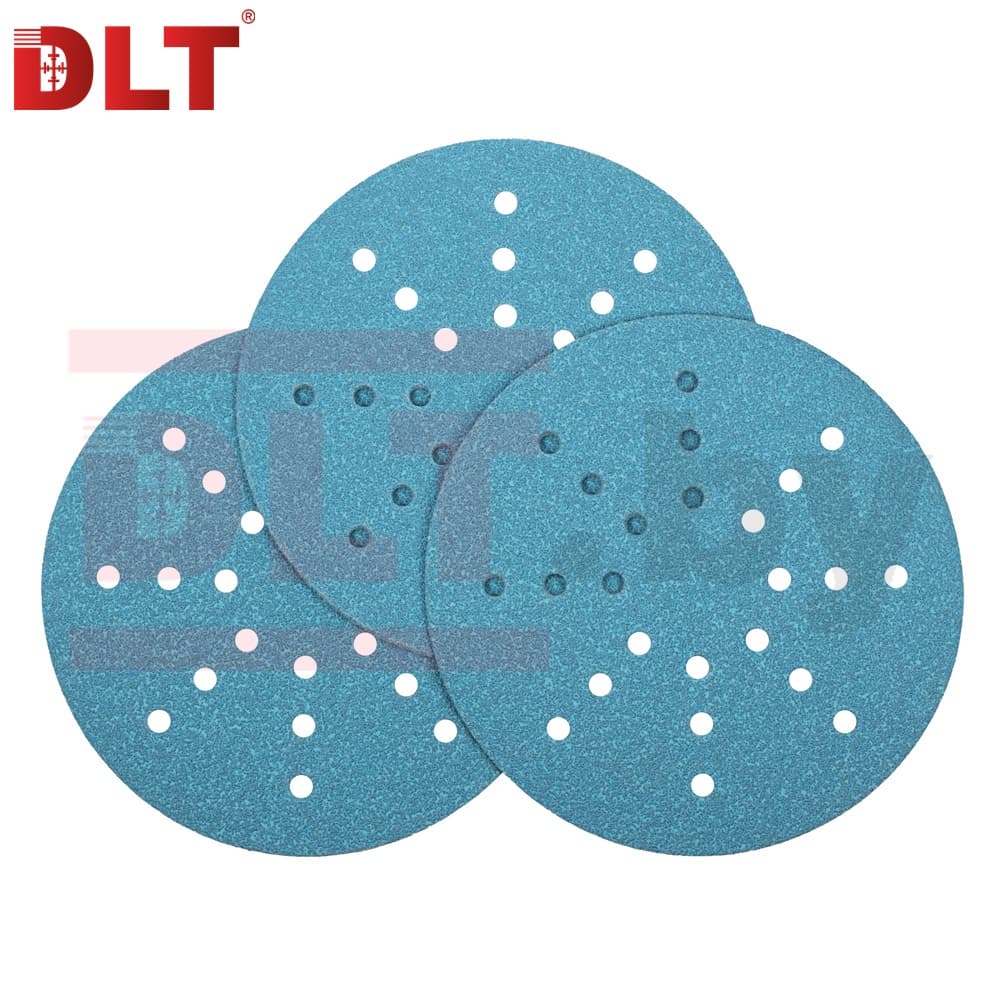 Круг шлифовальный DLT GrandFlex BLUE-CERAMIC, P40, 225мм, 10шт, (на бумаге, керамика и оксид алюминия), арт.2998