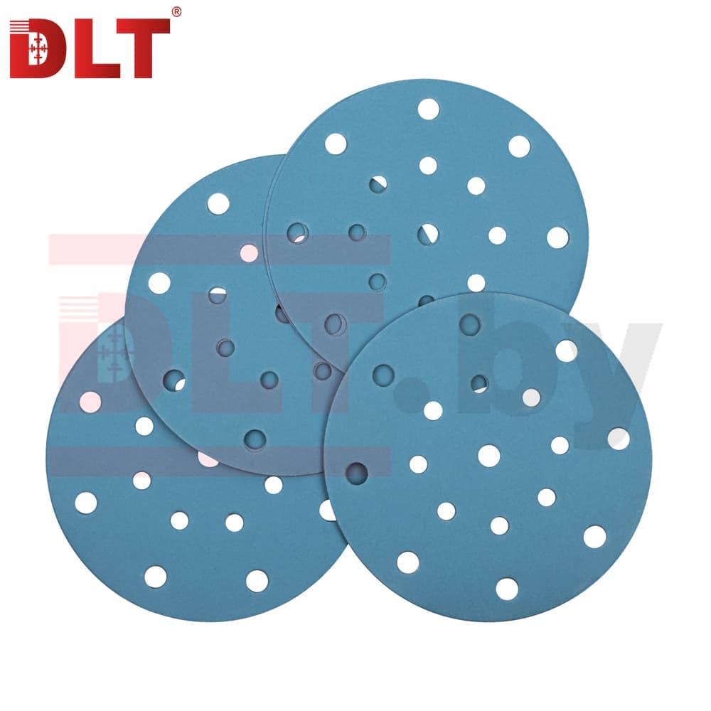 Круг шлифовальный DLT GrandFlex BLUE-CERAMIC, P240, 150мм, 10шт, (на бумаге, керамика и оксид алюминия), арт.3031