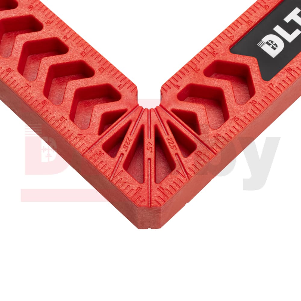 Угольник столярный пластиковый DLT, 110x110мм, арт.86706 - фото 8