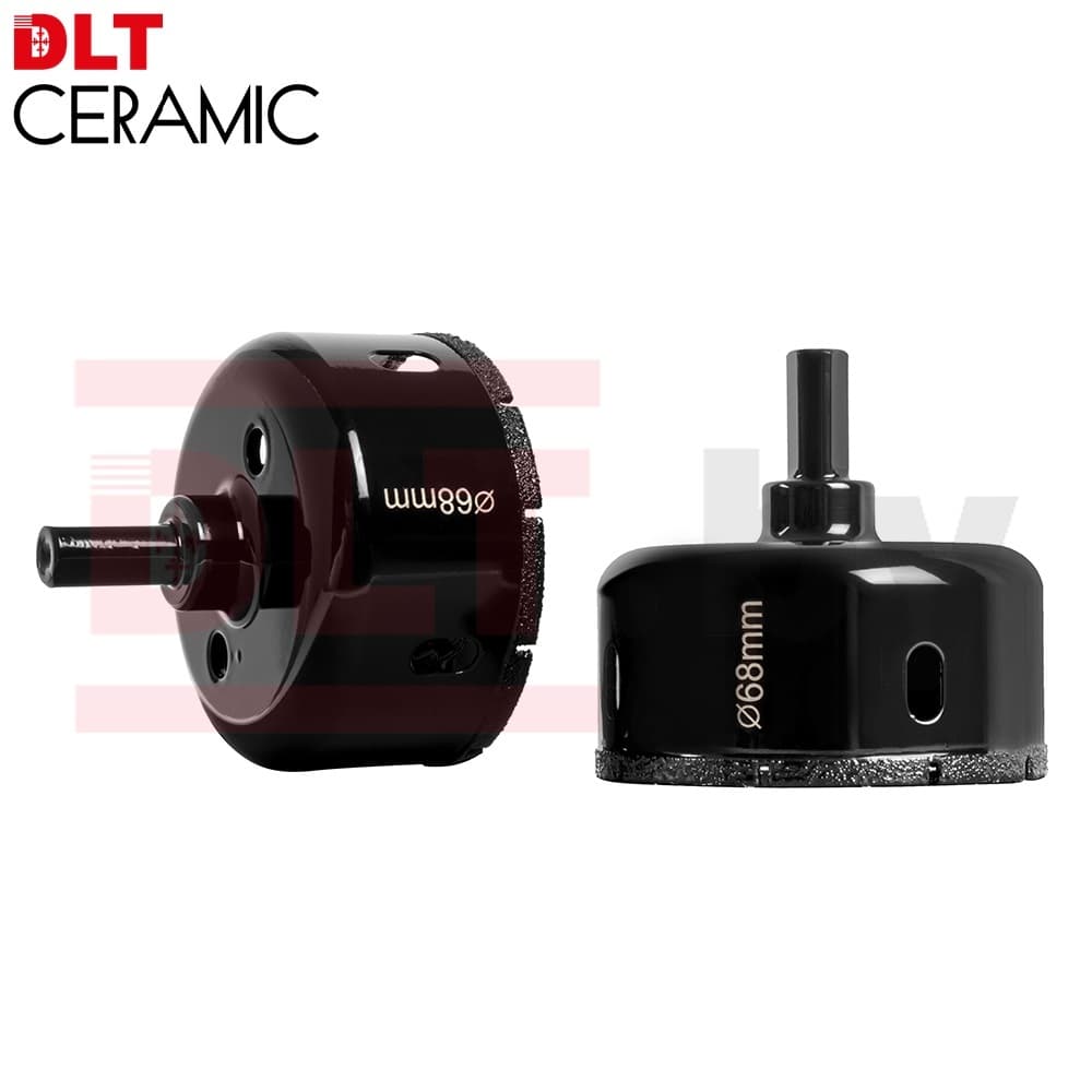 Алмазная коронка по плитке и керамограниту DLT CERAMIC, 68мм, арт.0046