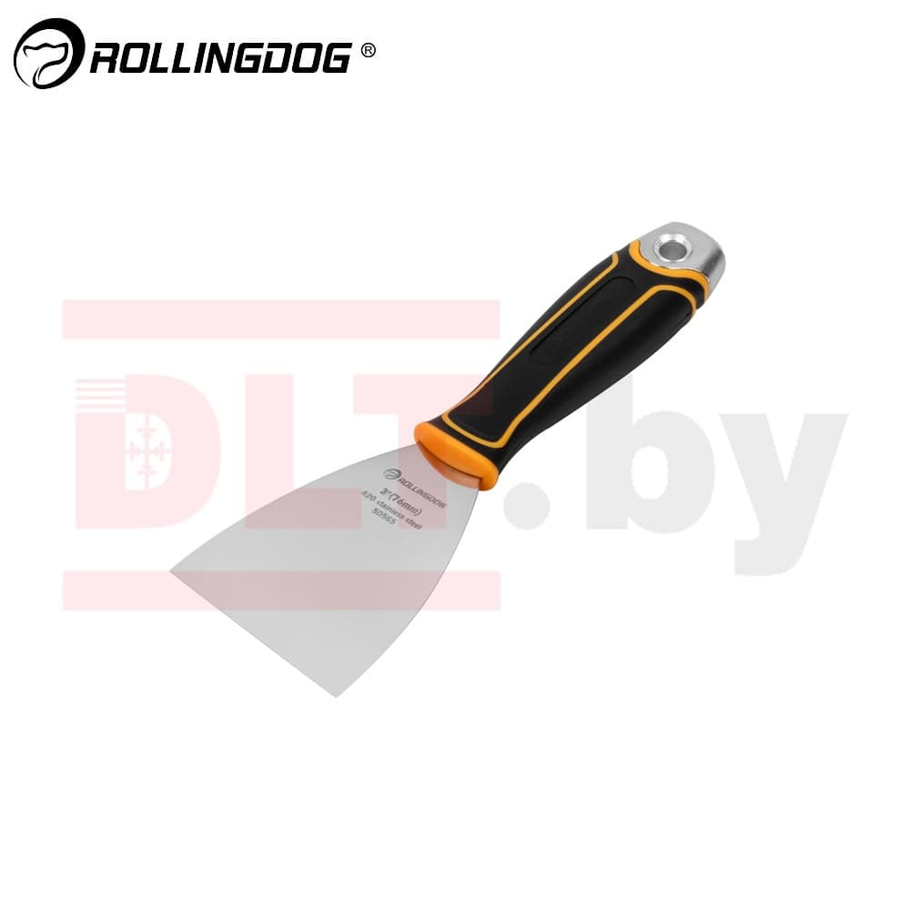 Малярный шпатель Rollingdog Greyhound 3" (75мм), срез лезвия 5°, арт.50565