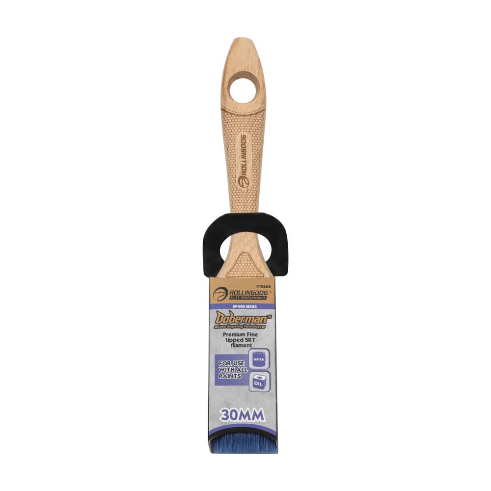 Кисть Rollingdog BP1000 30мм, прямой срез, синтетика, серия Elite, арт.10665 - фото 3